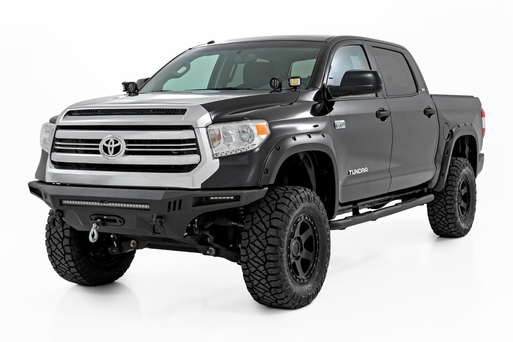 Nerf Steps | 3-Inch Tube | CrewMax | Toyota Tundra 4WD/2WD (2007-2021) view 2