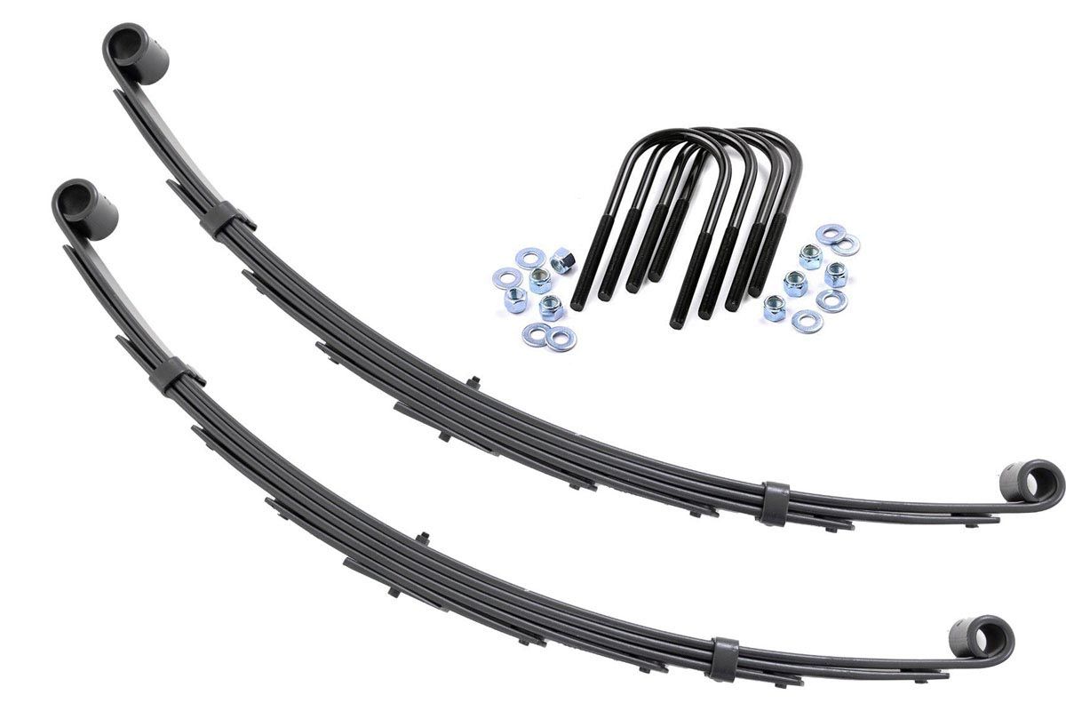 Front Leaf Springs | 6" Lift | Pair | Chevy/GMC C10/K10 Truck & SUV/K5 Blazer (73-91)