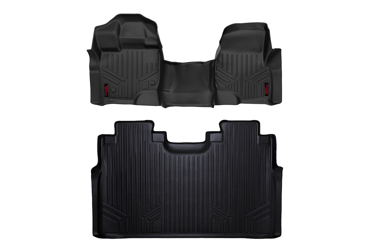 Floor Mats | FR & RR | Over Hump | Ford F-150 (15-26)/F-150 Lightning (22-26)/Raptor (17-26)