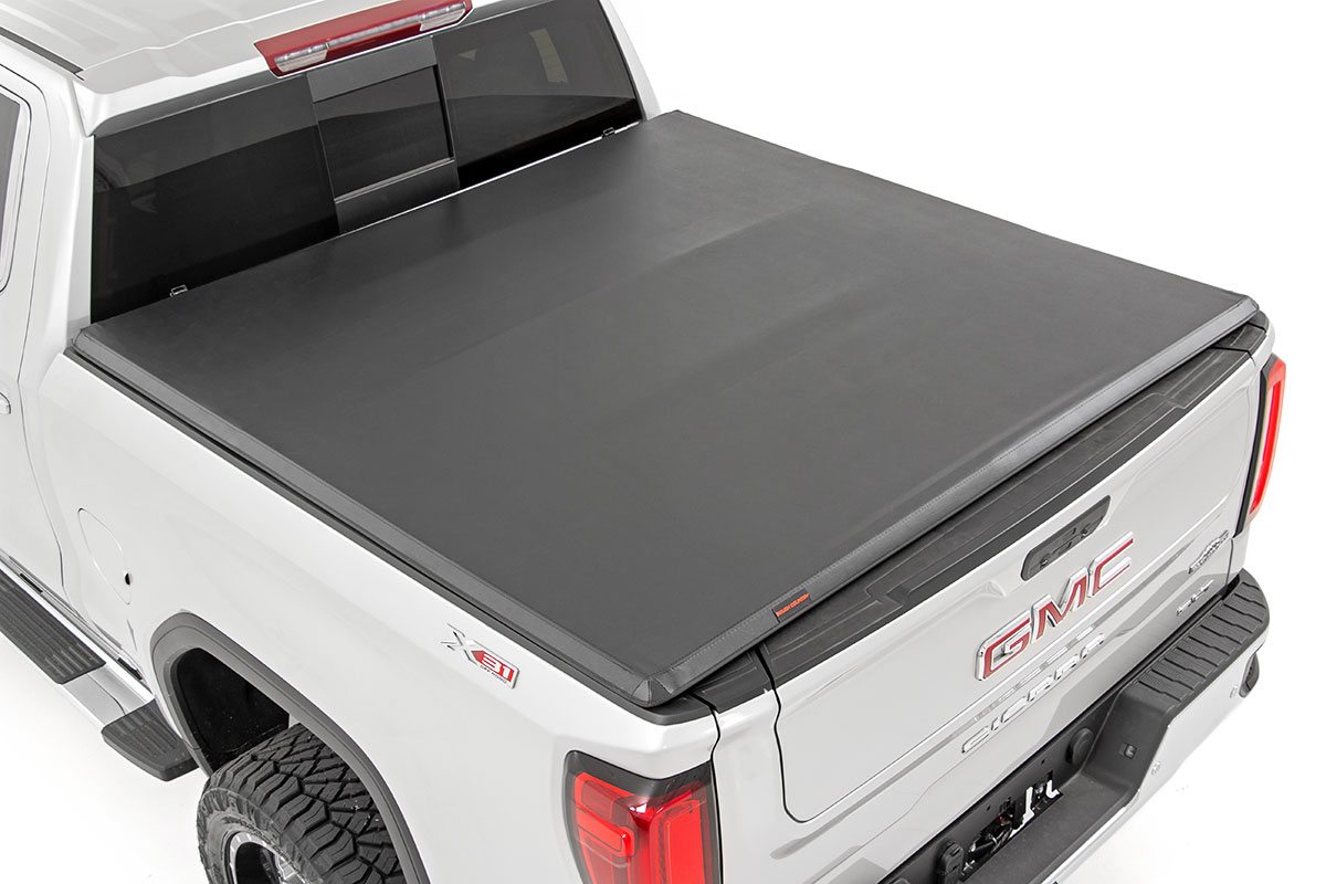 Soft Tri-Fold Bed Cover | 6'7" Bed | Chevy/GMC Sierra 1500 (19-26)/Silverado 1500 (19-26)