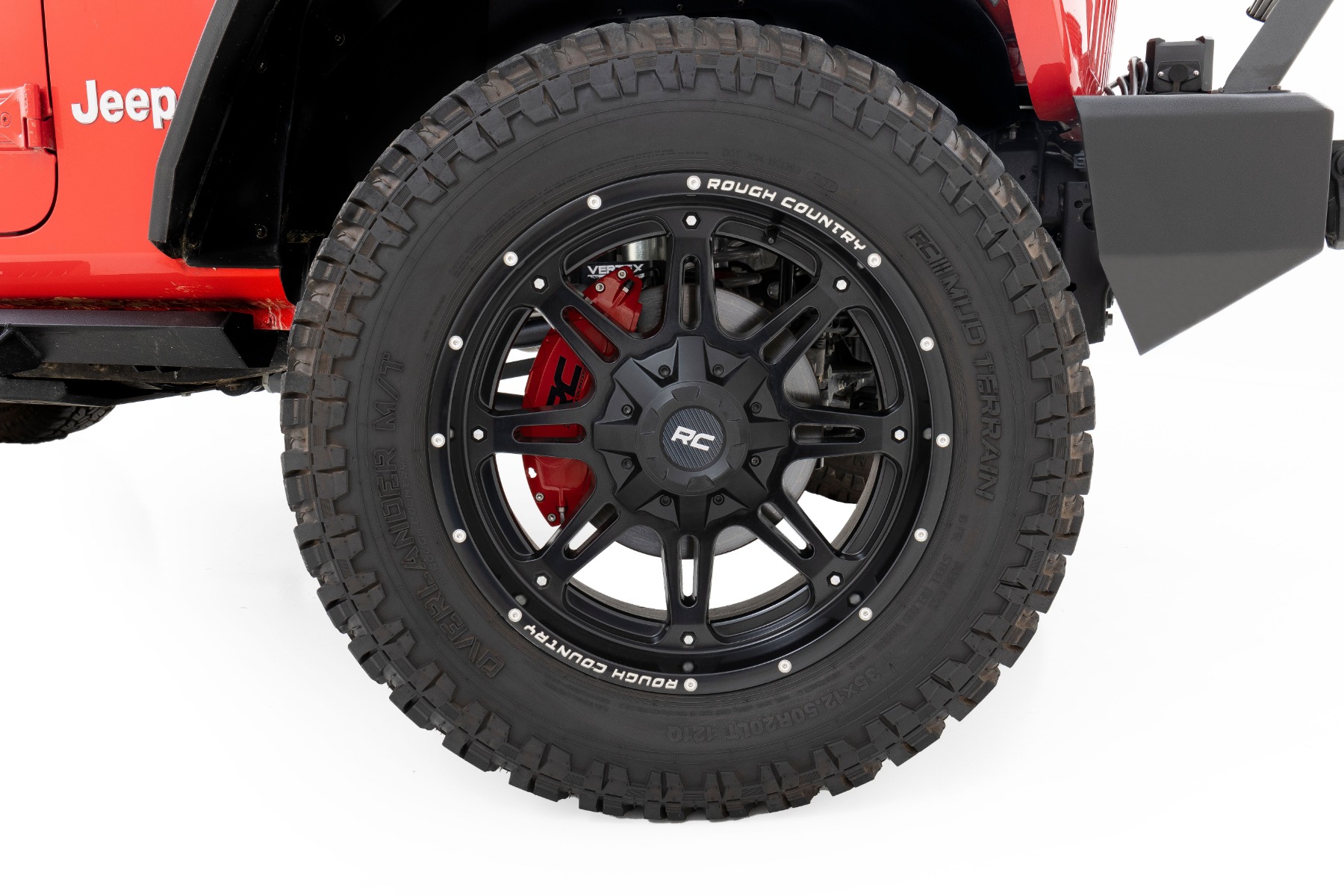 Caliper Covers | Front and Rear | Red | Jeep Wrangler JL (18-26