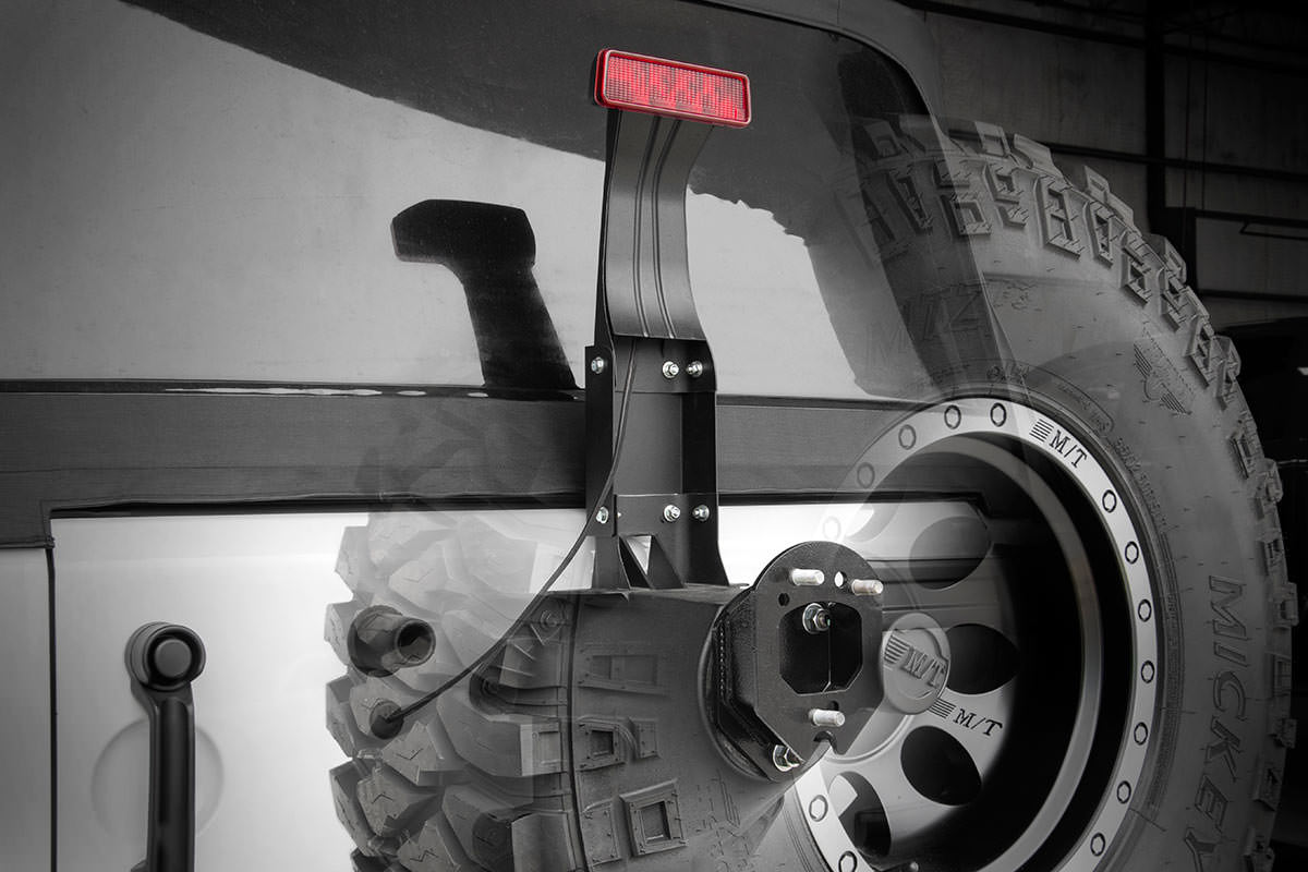 3rd Brake Light Extension | Jeep Wrangler JK/Wrangler Unlimited (2007-2018)