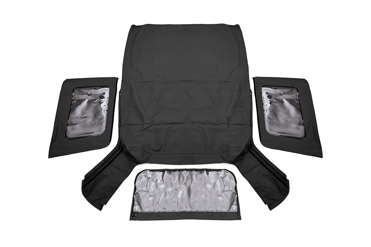 Soft Top | Replacement | Black | 2 Door | Jeep Wrangler JK 4WD (2007-2009)