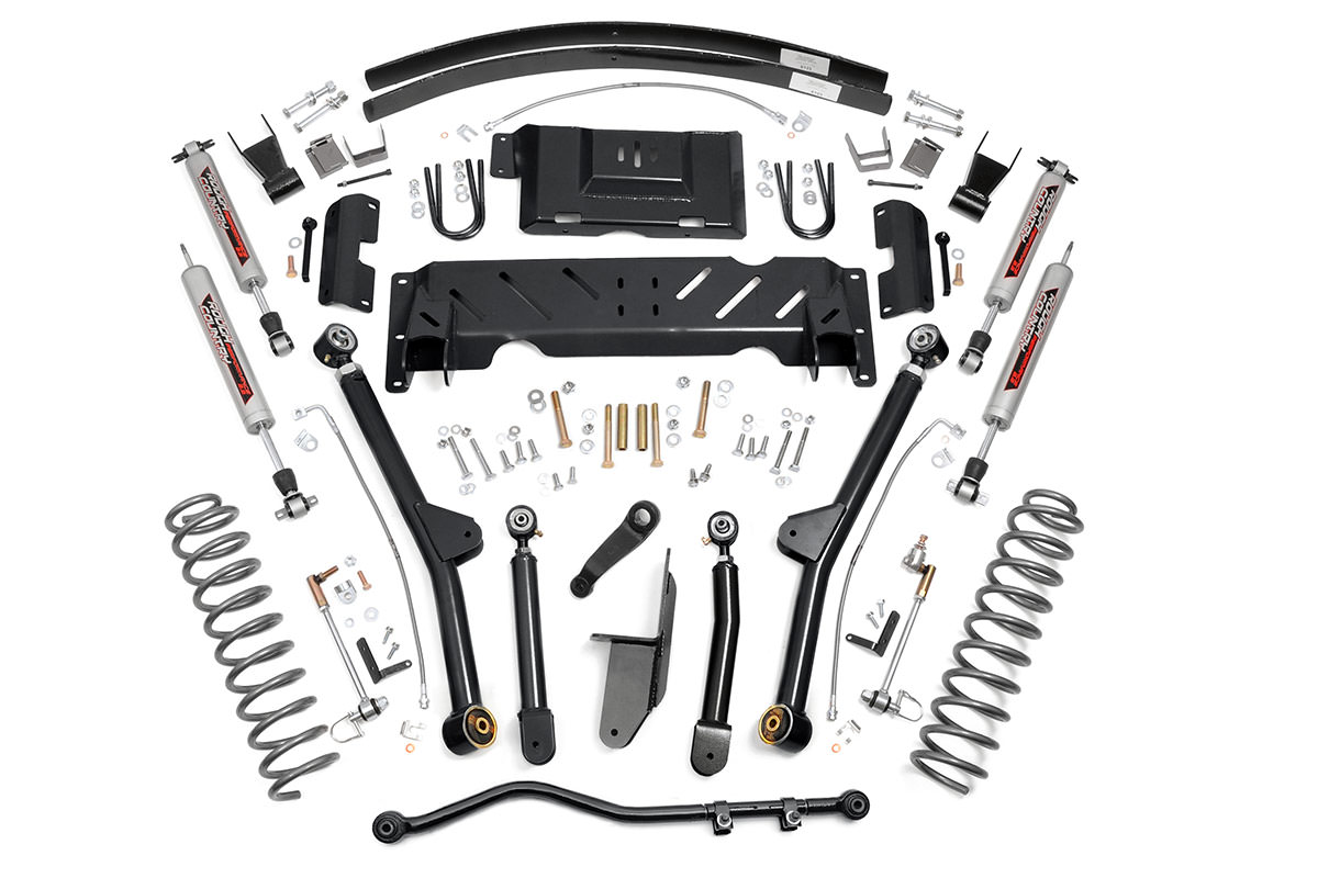 4.5 Inch Lift Kit | Long Arm | AAL | NP242 | Jeep Cherokee XJ 4WD (1984-2001) — view 2