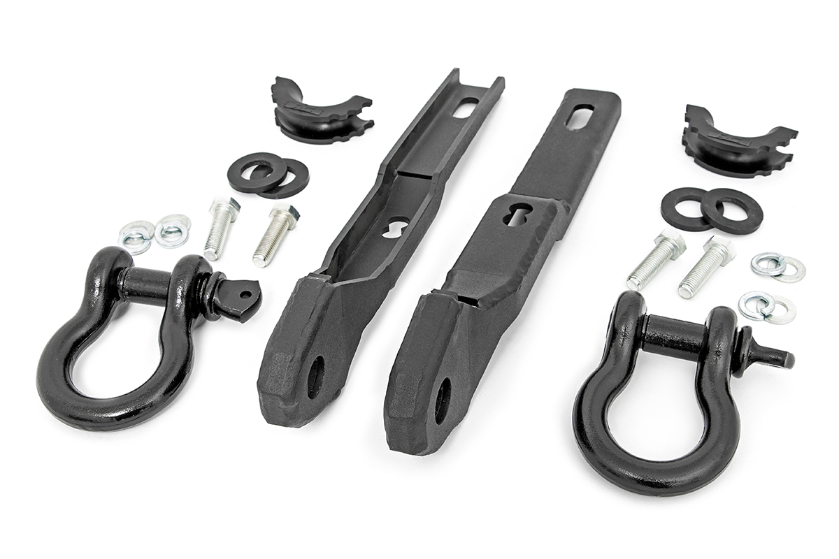 Tow Hook Brackets | D-Ring Combo | Nissan Titan 2WD/4WD (2017-2024)