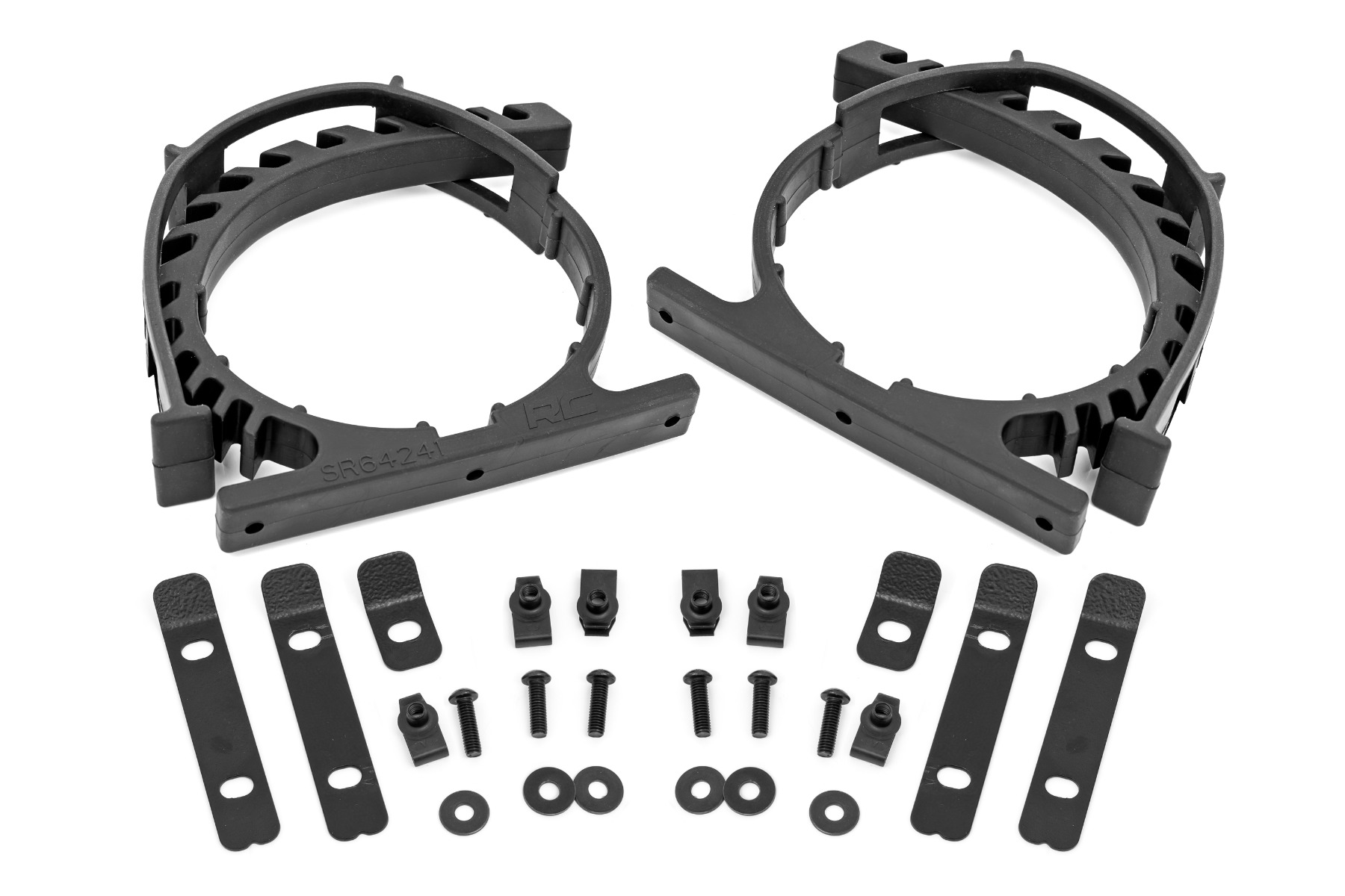 Rough Country Rubber Molle Panel Clamp Kit | Universal | 2.5" - 9.5" | 2-Clamps