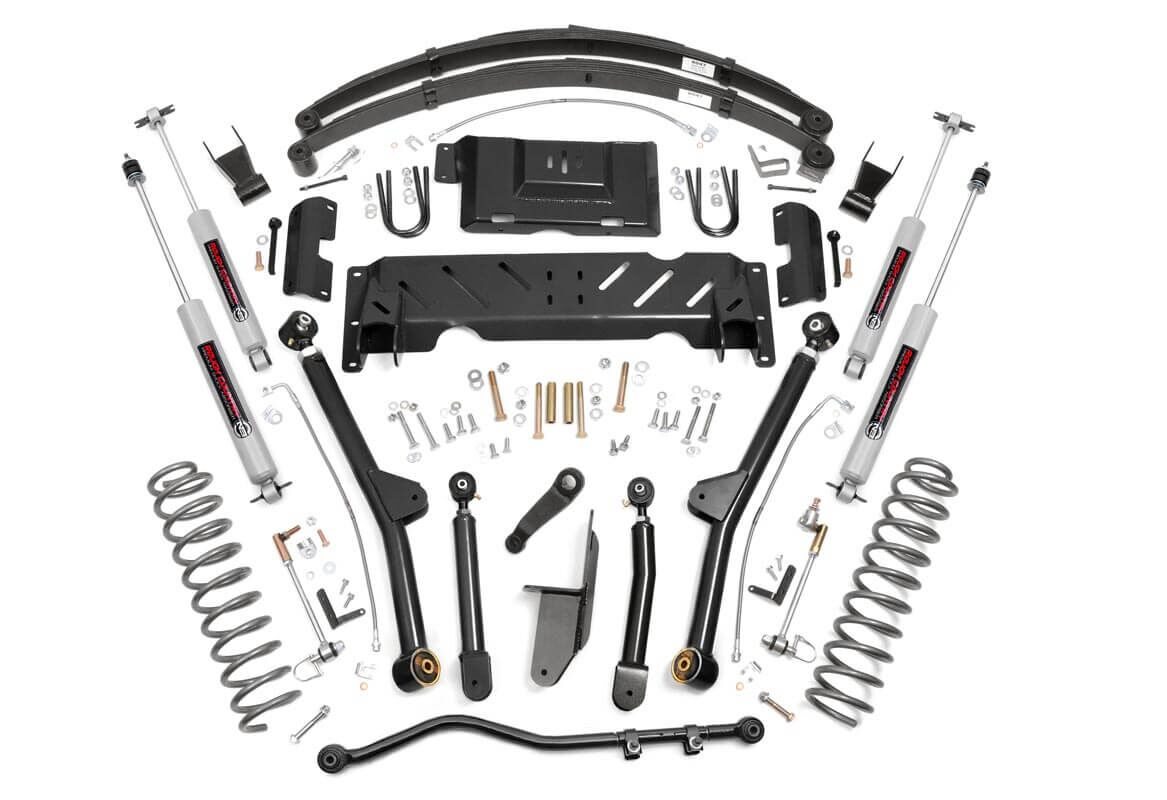 6.5 Inch Lift Kit | Long Arm | NP242 | Jeep Cherokee XJ 4WD (1984-2001)