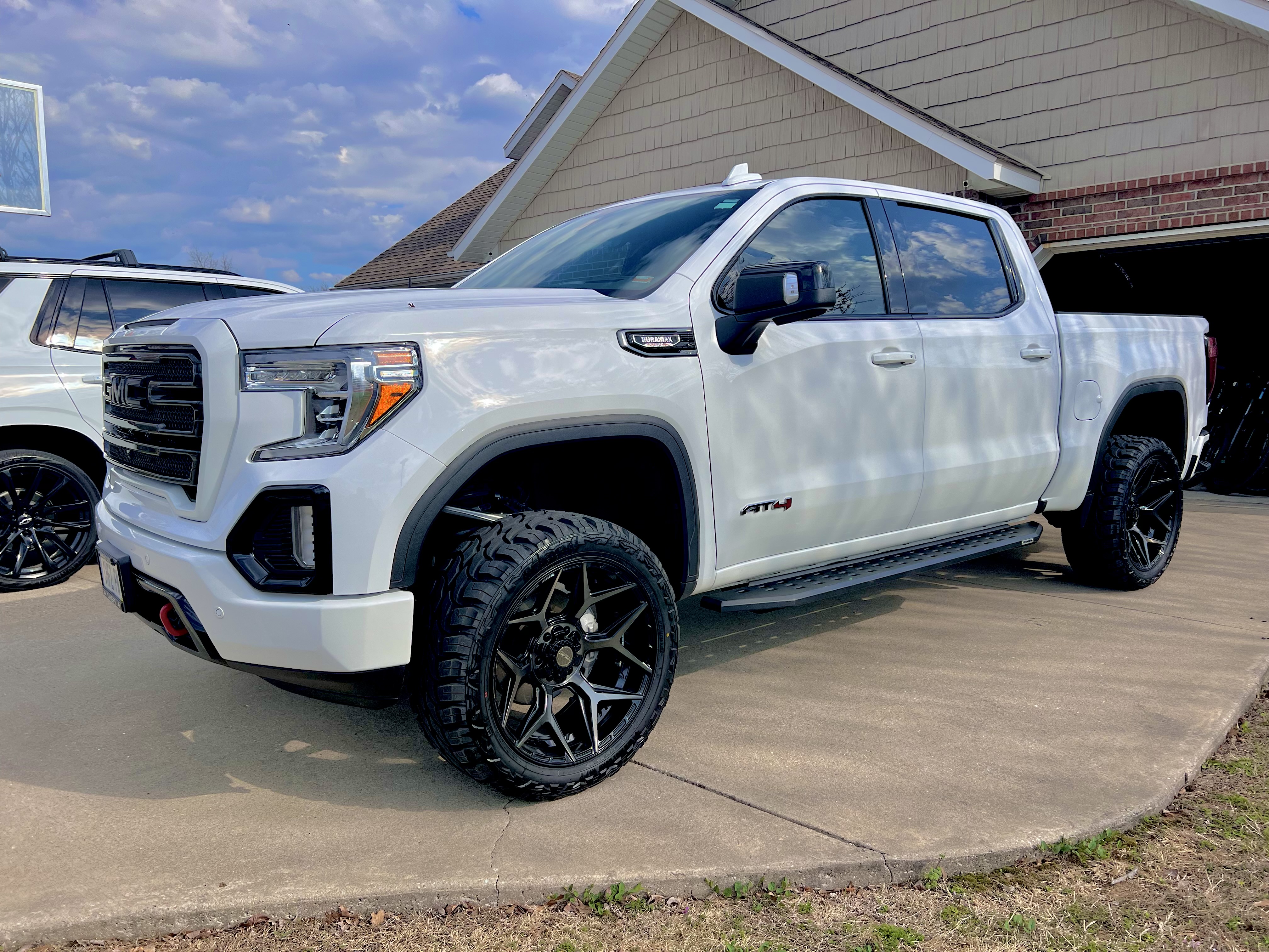 1.75 inch Lifted 2021 GMC Sierra 1500 AT4 4WD Customer Build by 21